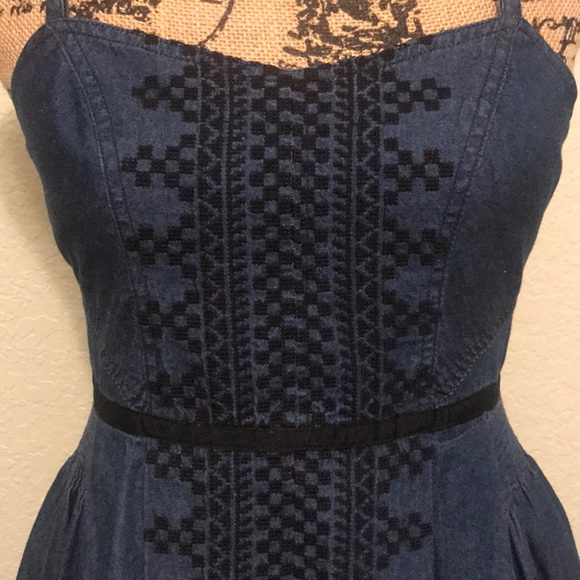 Free people denim dress - Picture 3 of 11